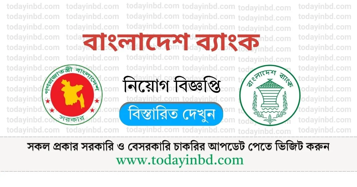 Bangladesh Bank Circulars বাংলাদেশ ব্যাংক নিয়োগ পদ ১২৬২।