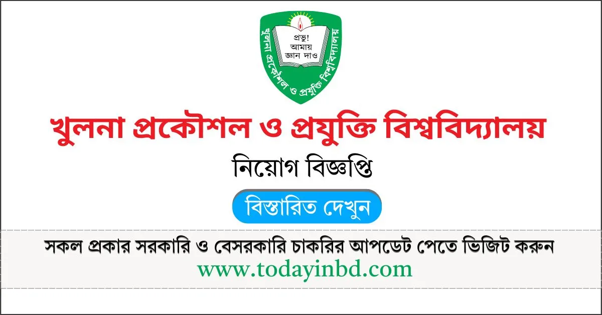 Khulna University of Engineering & Technology Job Circular 2025