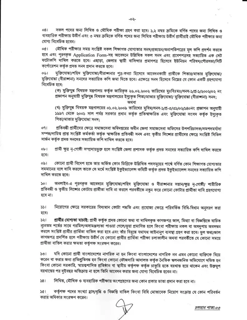 পরিকল্পনা মন্ত্রণালয় নিয়োগ। সরকারি চাকরির খবর ২০২৫ 2