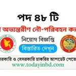 BIWTC Job Circular 2025। অভ্যন্তরীণ নৌ-পরিবহন করপোরেশন নিয়োগ পদ ৪৮ টি।