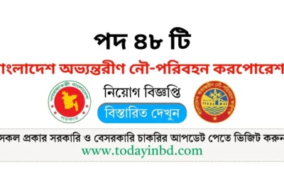 BIWTC Job Circular 2025। অভ্যন্তরীণ নৌ-পরিবহন করপোরেশন নিয়োগ পদ ৪৮ টি।