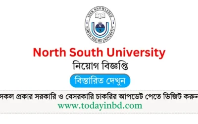 North South University Job Circular 2025। নর্থ সাউথ ইউনিভার্সিটি নিয়োগ বিজ্ঞপ্তি ২০২৫।