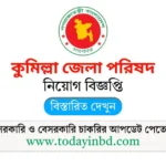 কুমিল্লা জেলা পরিষদ নিয়োগ বিজ্ঞপ্তি ২০২৫। BD Jobs