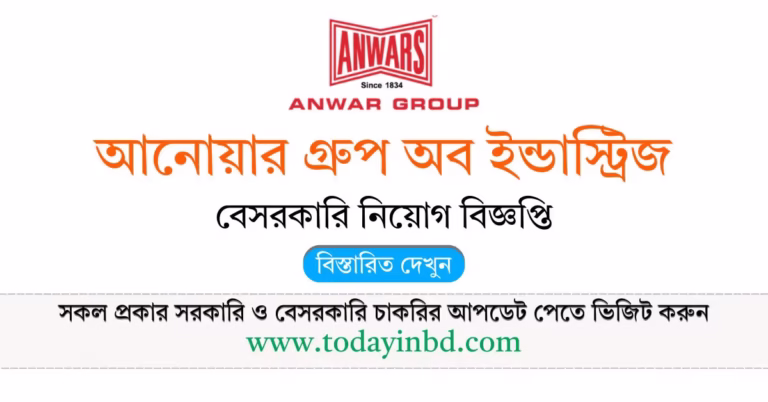 Anwar Group Job Circular 2026-আনোয়ার গ্রুপ নিয়োগ বিজ্ঞপ্তি ২০২৬।