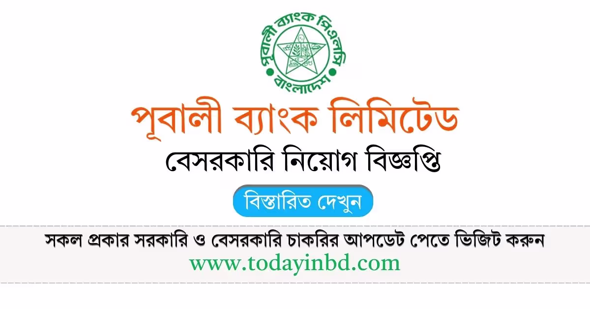 Pubali Bank Job Circular 2026-পূবালী ব্যাংক লিমিটেড নিয়োগ বিজ্ঞপ্তি ২০২৬।