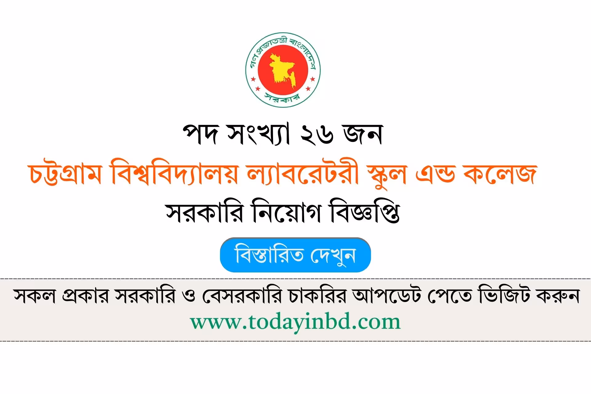 CU Job Circular 2026-চট্টগ্রাম বিশ্ববিদ্যালয় (চবি) নিয়োগ বিজ্ঞপ্তি ২০২৬।