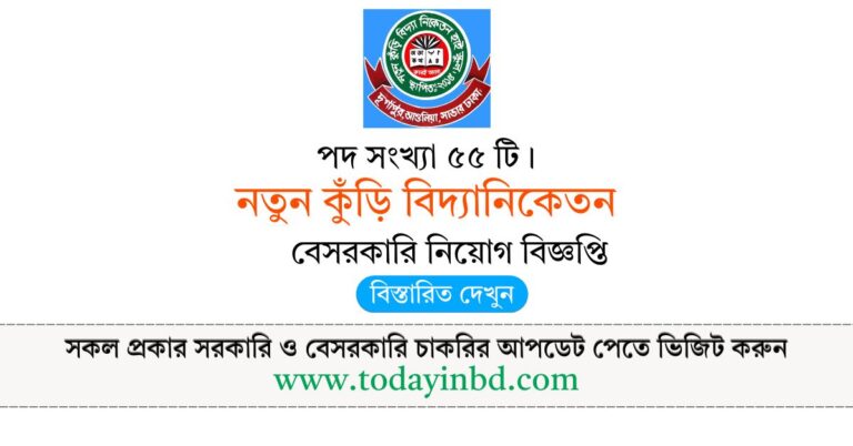নতুন কুঁড়ি বিদ্যানিকেতন শিক্ষক নিয়োগ বিজ্ঞপ্তি ২০২৬-বেসরকারি চাকরির খবর।