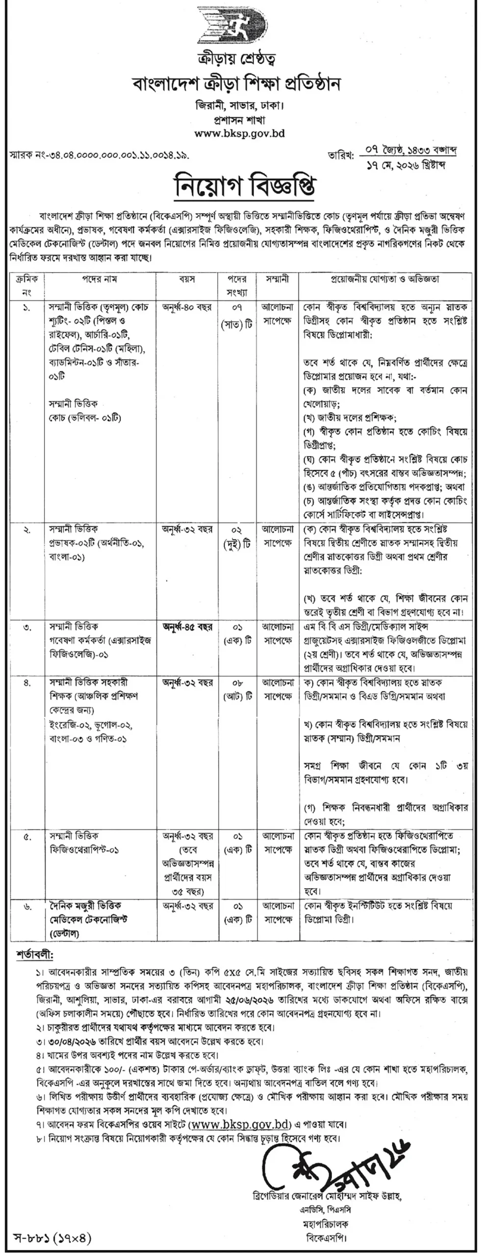 bksp job circular 2026 scaled