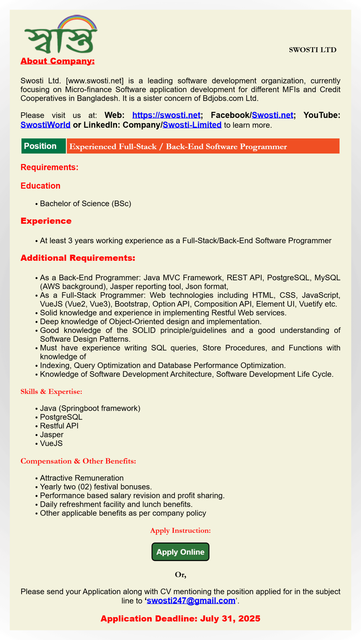 swosti limited job circular 1 scaled