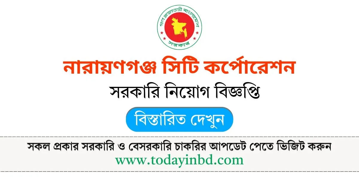 নারায়ণগঞ্জ সিটি কর্পোরেশনে ইমাম নিয়োগ। NCC Job Circular