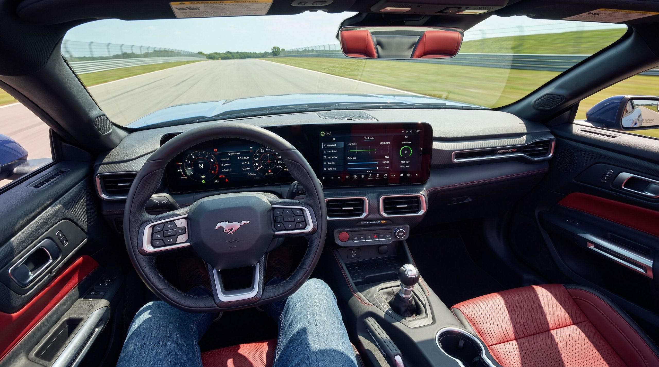 Drivers view Mustang GT display scaled