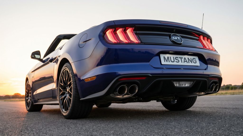 Mustang GT Convertible rear fascia